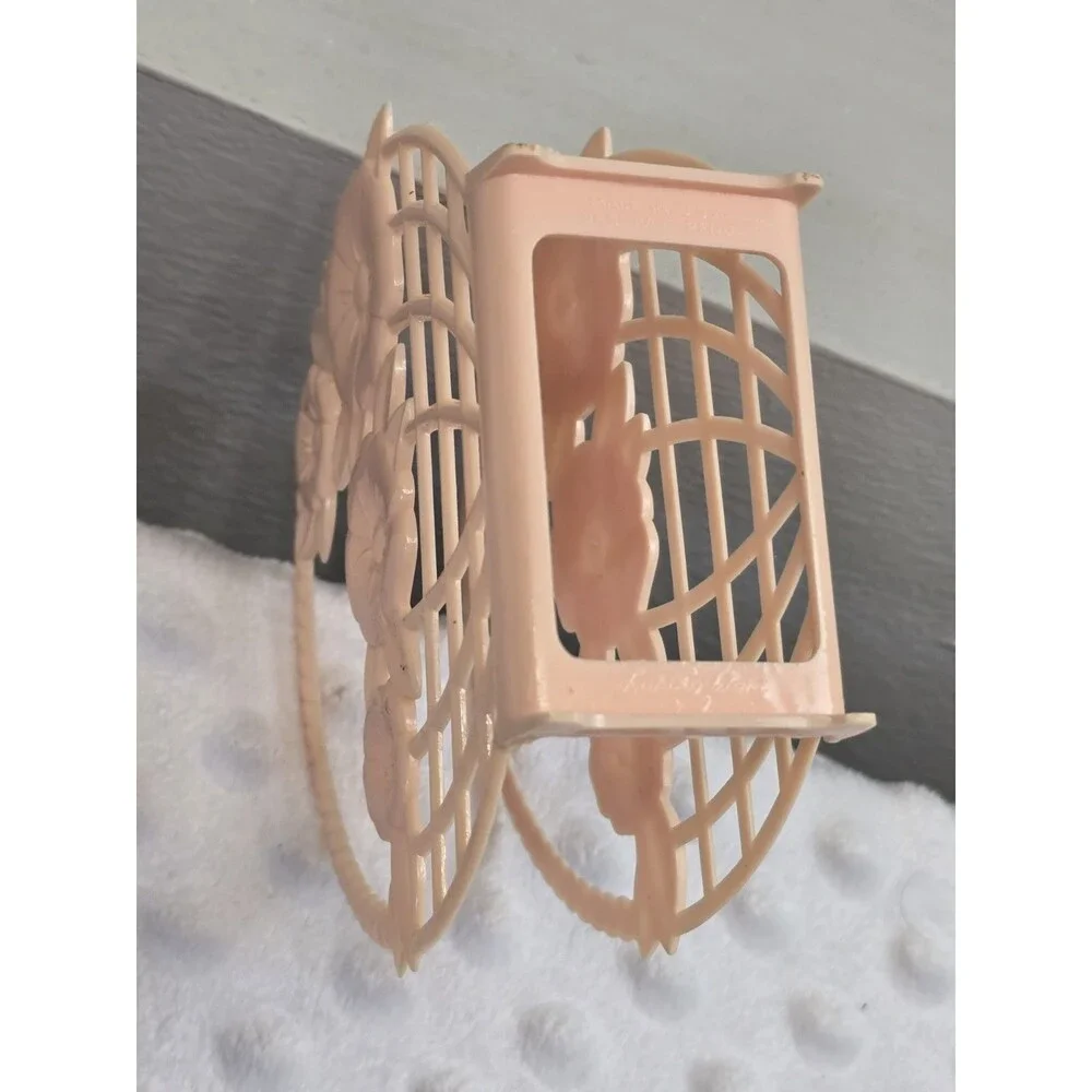 Lusterware Vintage Plastic Napkin Holder Retro Kitchen Art Deco Office Bill Slot